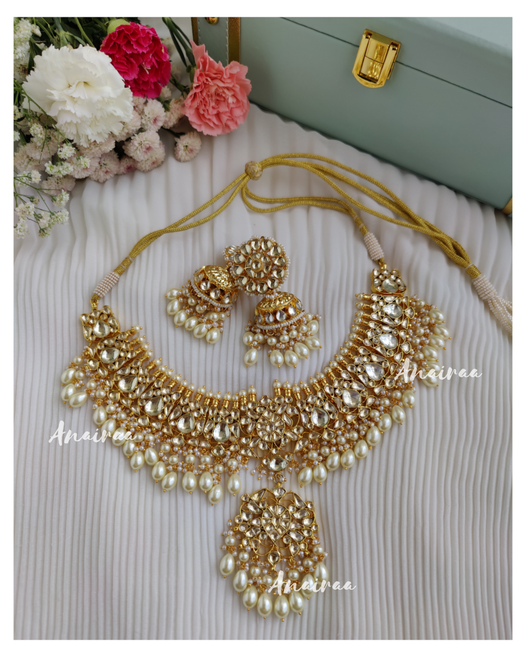 Paachi kundan choker set (3 -4 weeks)