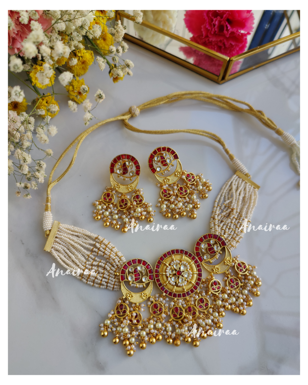 Paachi kundan choker set