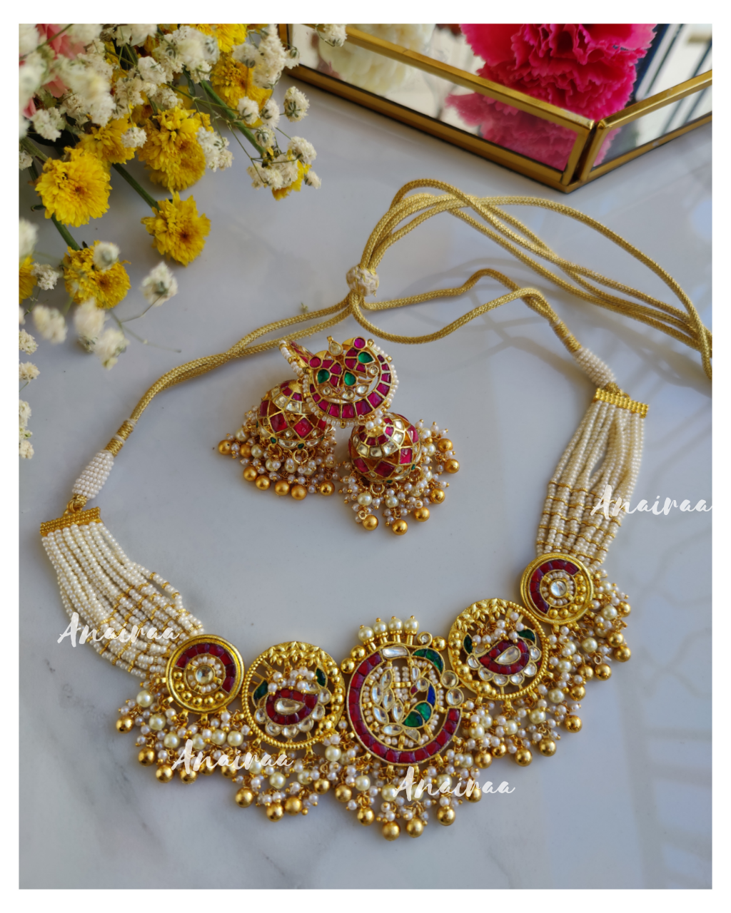 Paachi kundan choker set