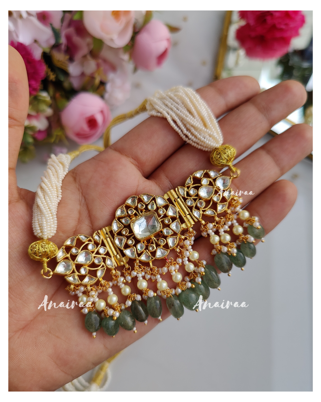 Paachi kundan choker set