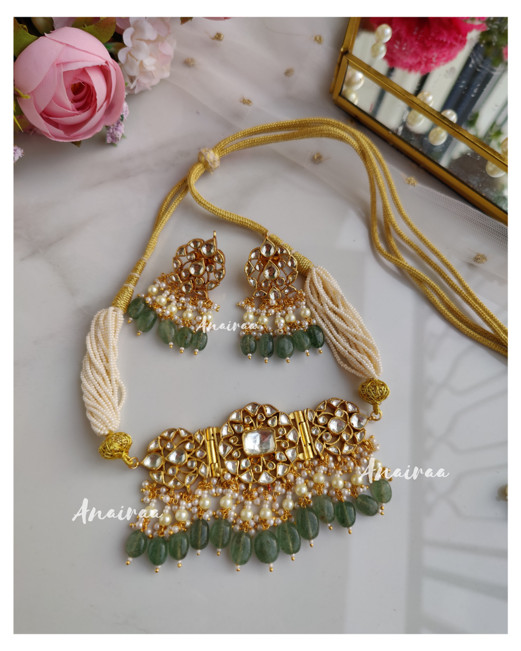 Paachi kundan choker set