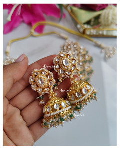 Paachi kundan bridal necklace set (dispatch time 4-5 weeks)