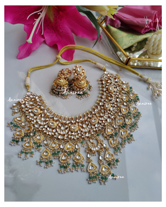 Paachi kundan bridal necklace set (dispatch time 4-5 weeks)