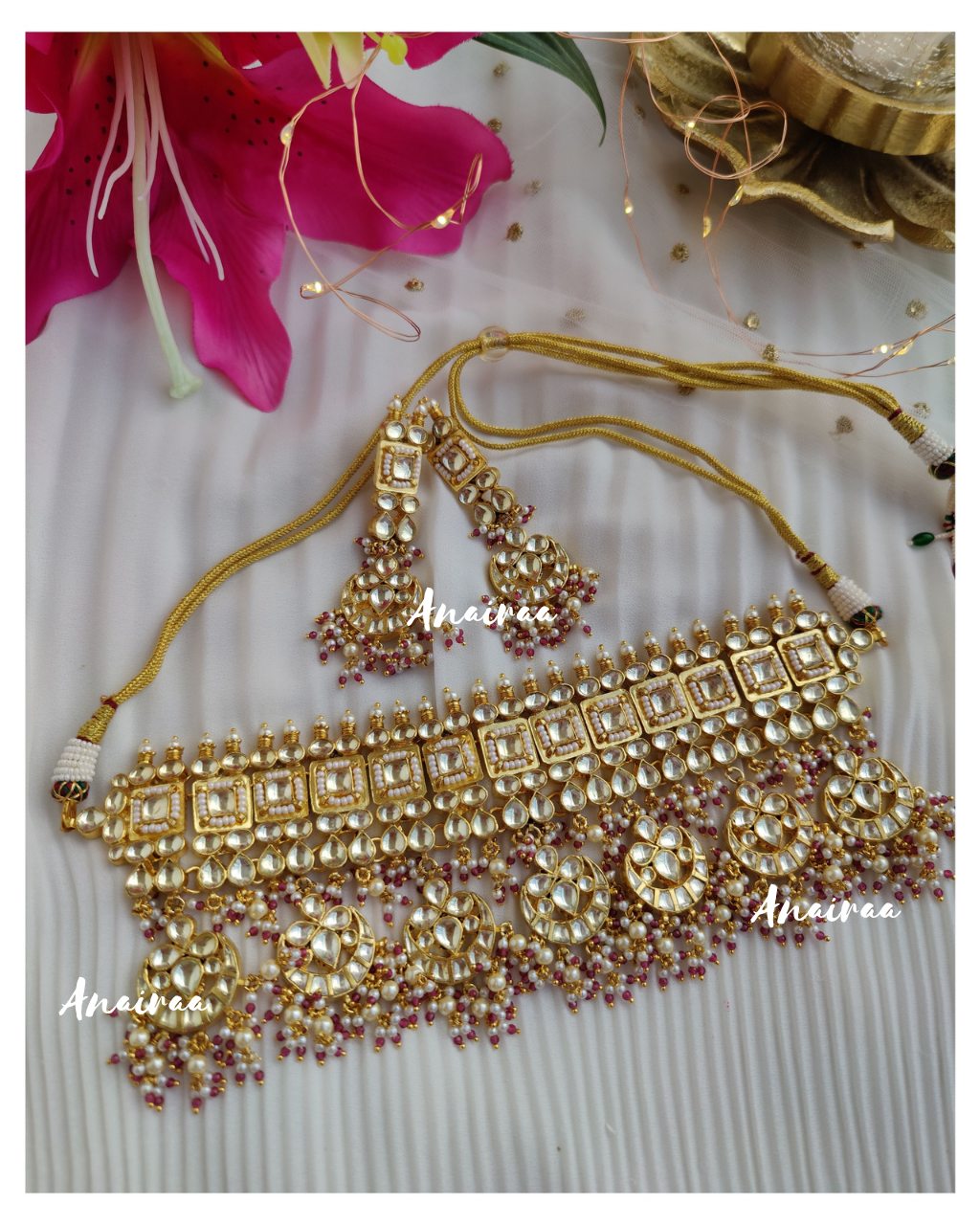 Paachi kundan choker set