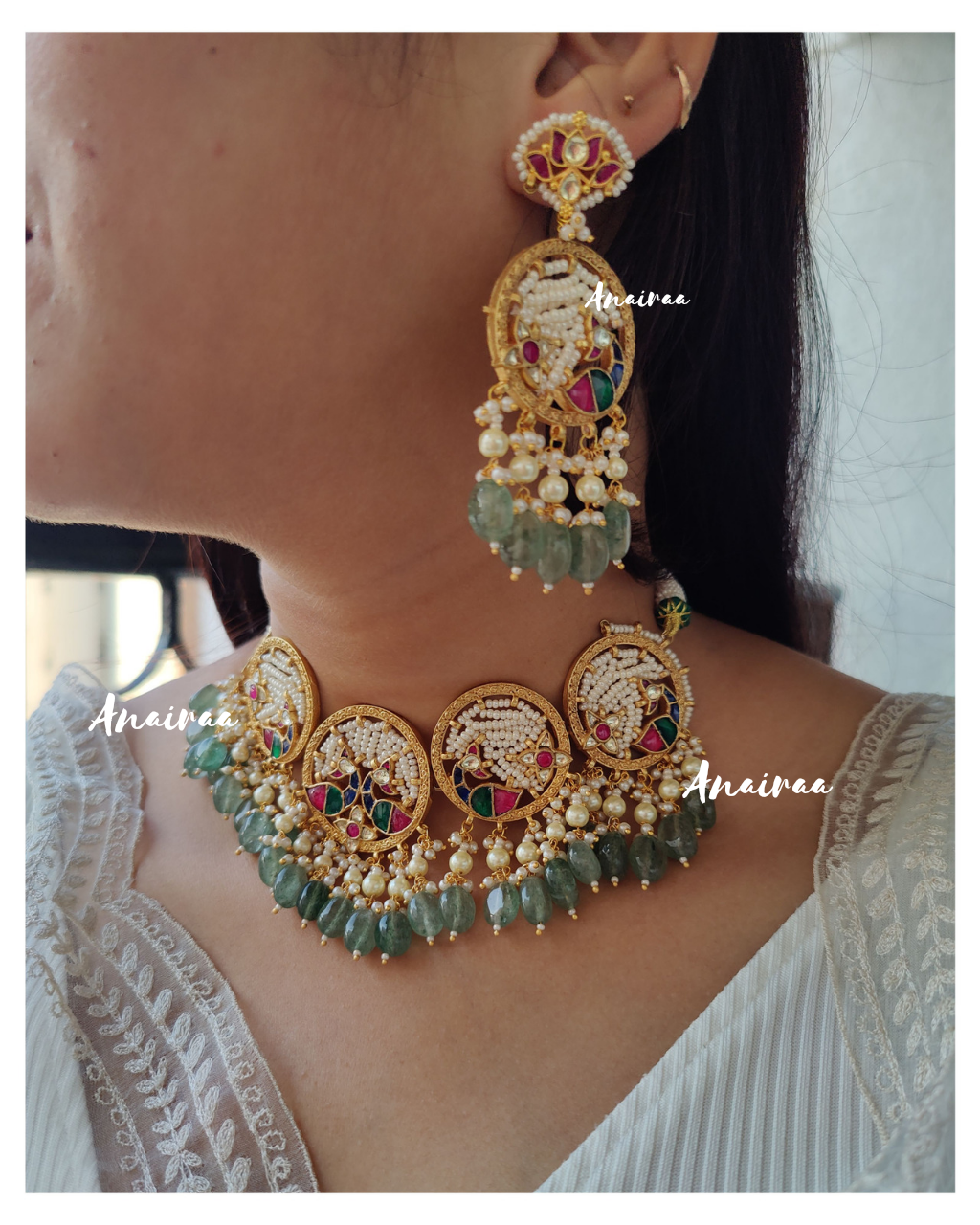 Paachi kundan choker set