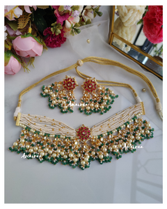 Paachi kundan set