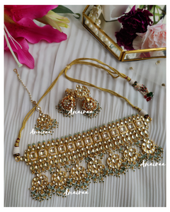 Paachi kundan bridal set(dispatch time 3 to 4 weeks)