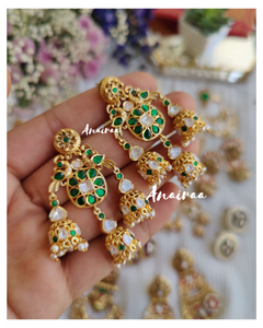 Antique jhumki earrings