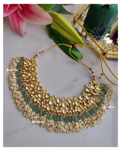 Paachi kundan necklace set(Dispatch time 2 to 3 weeks)