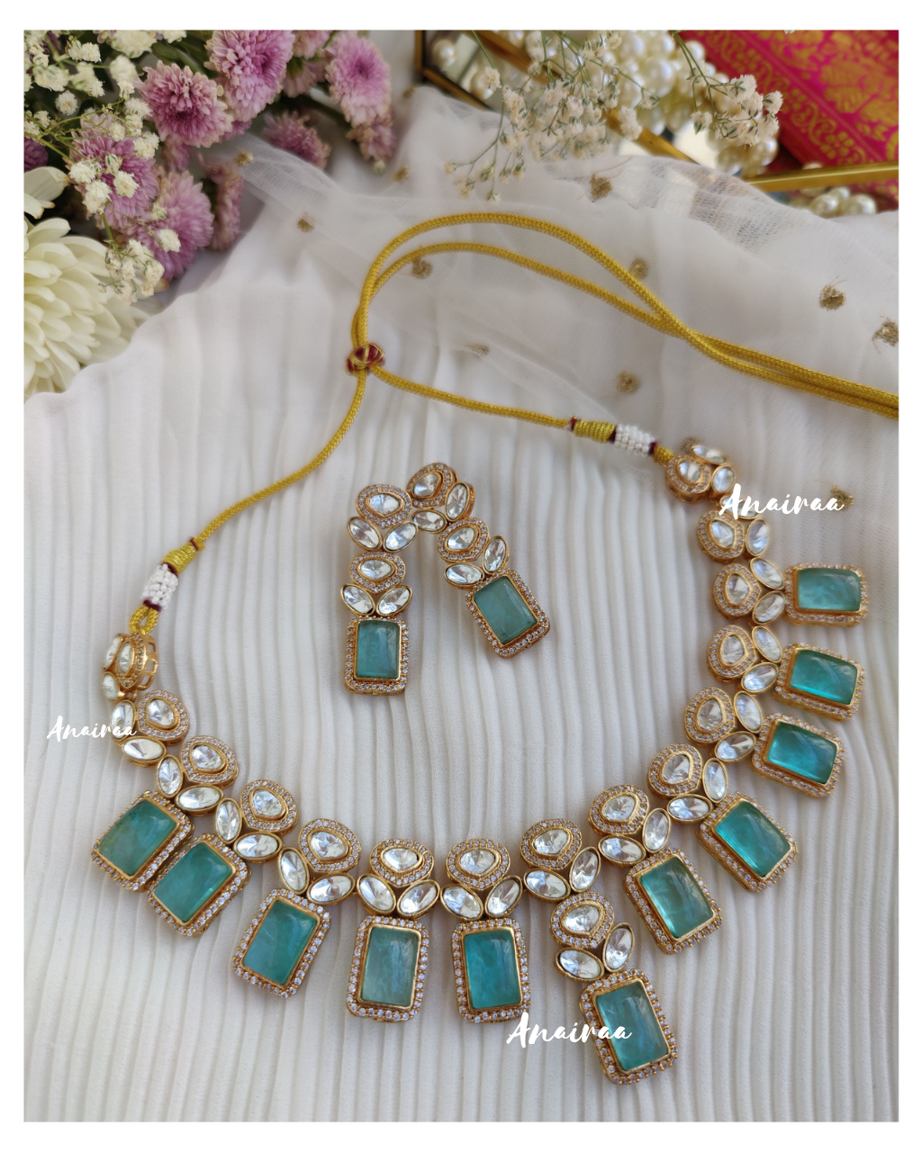 Polki necklace set