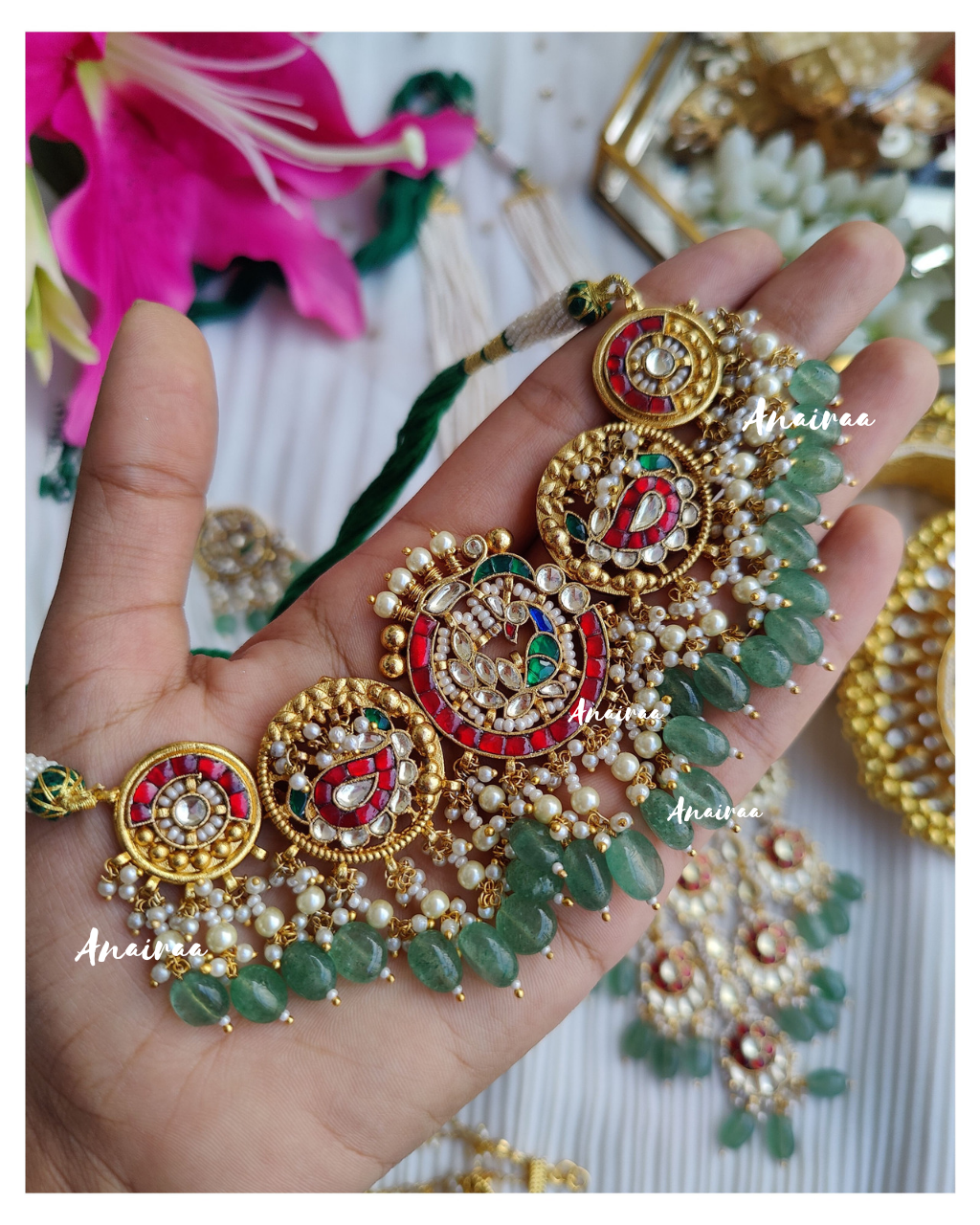 Paachi kundan choker set