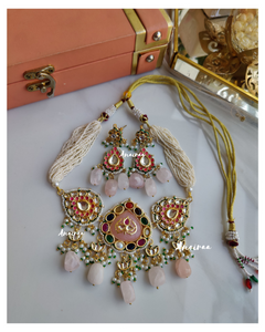 Navratan kundan choker set