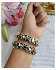 Navratan polki bangles