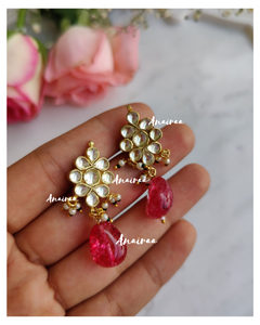 Paachi kundan earrings