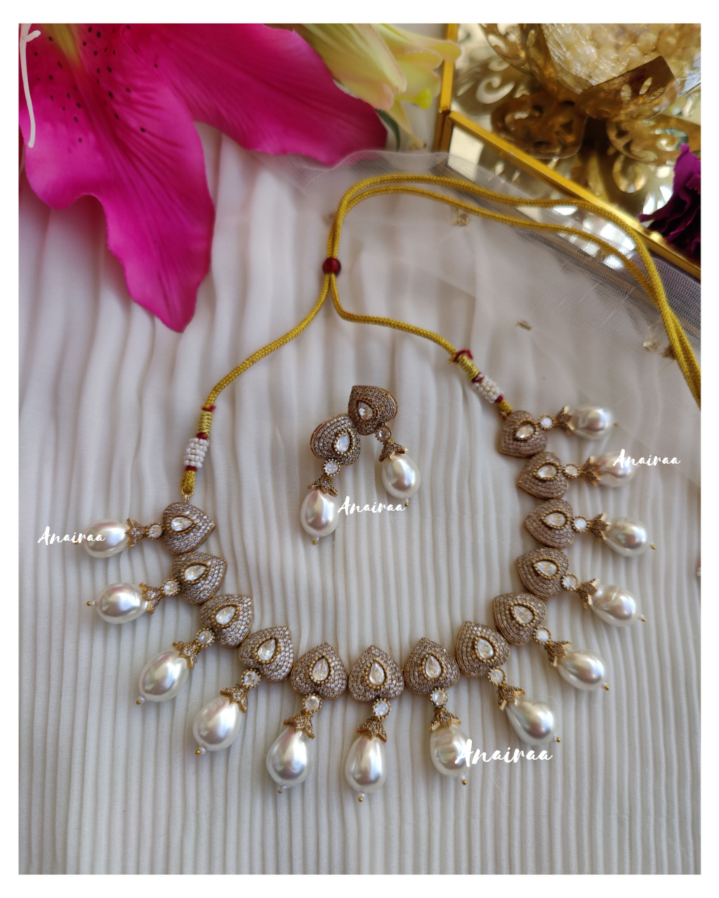 Polki necklace set