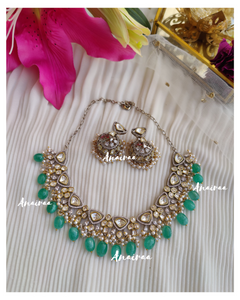 Polki necklace set