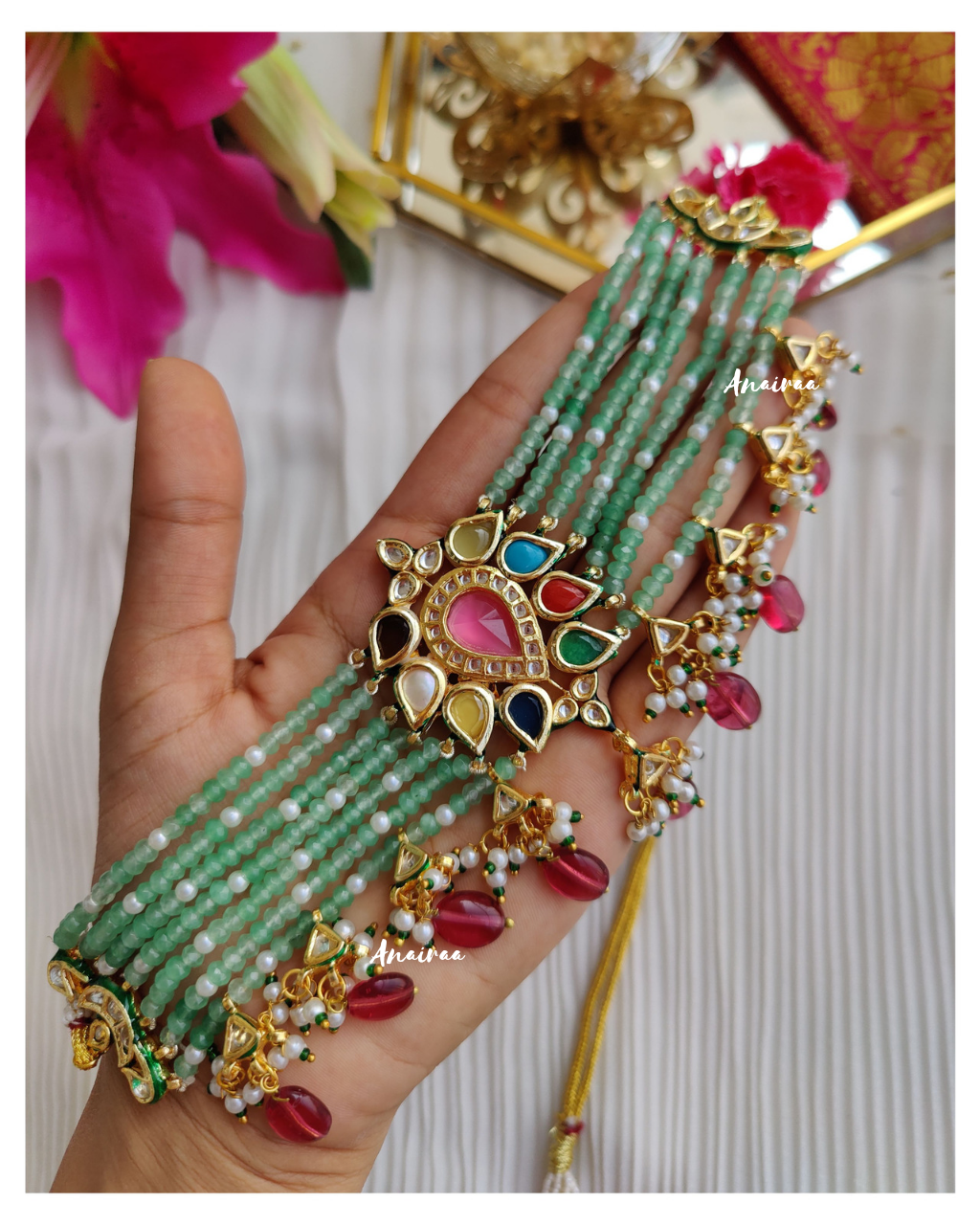 Bikaneri Kundan choker set