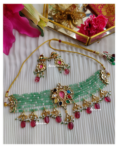 Bikaneri Kundan choker set