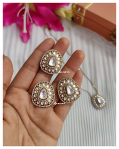 Polki pendant set