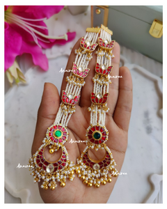 Paachi kundan earrings