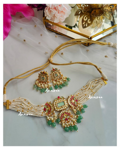 Paachi kundan choker set