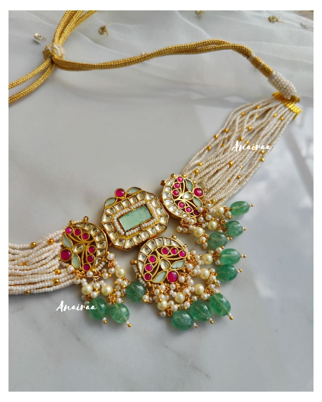 Paachi kundan choker set