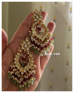 Paachi kundan chandbalis