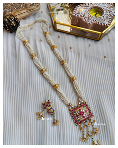 Paachi Kundan long necklace