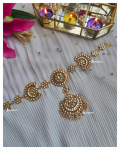 Paachi Kundan bridal sheeshpatti