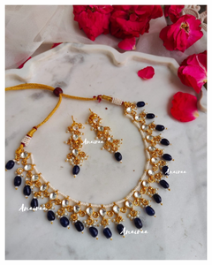 Paachi kundan necklace set