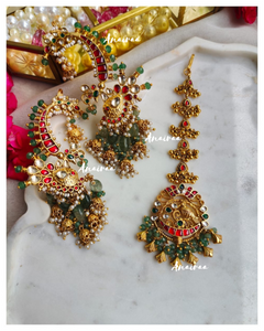 Paachi kundan mangtikka set