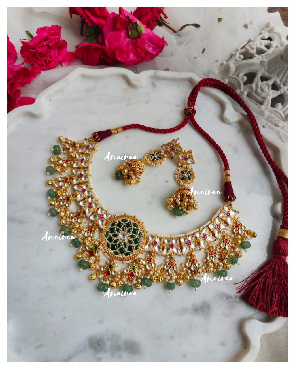 Paachi kundan choker set