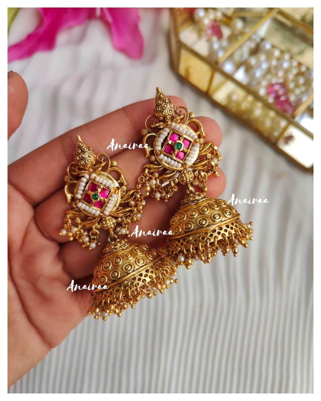 Antique traditional jhumkas