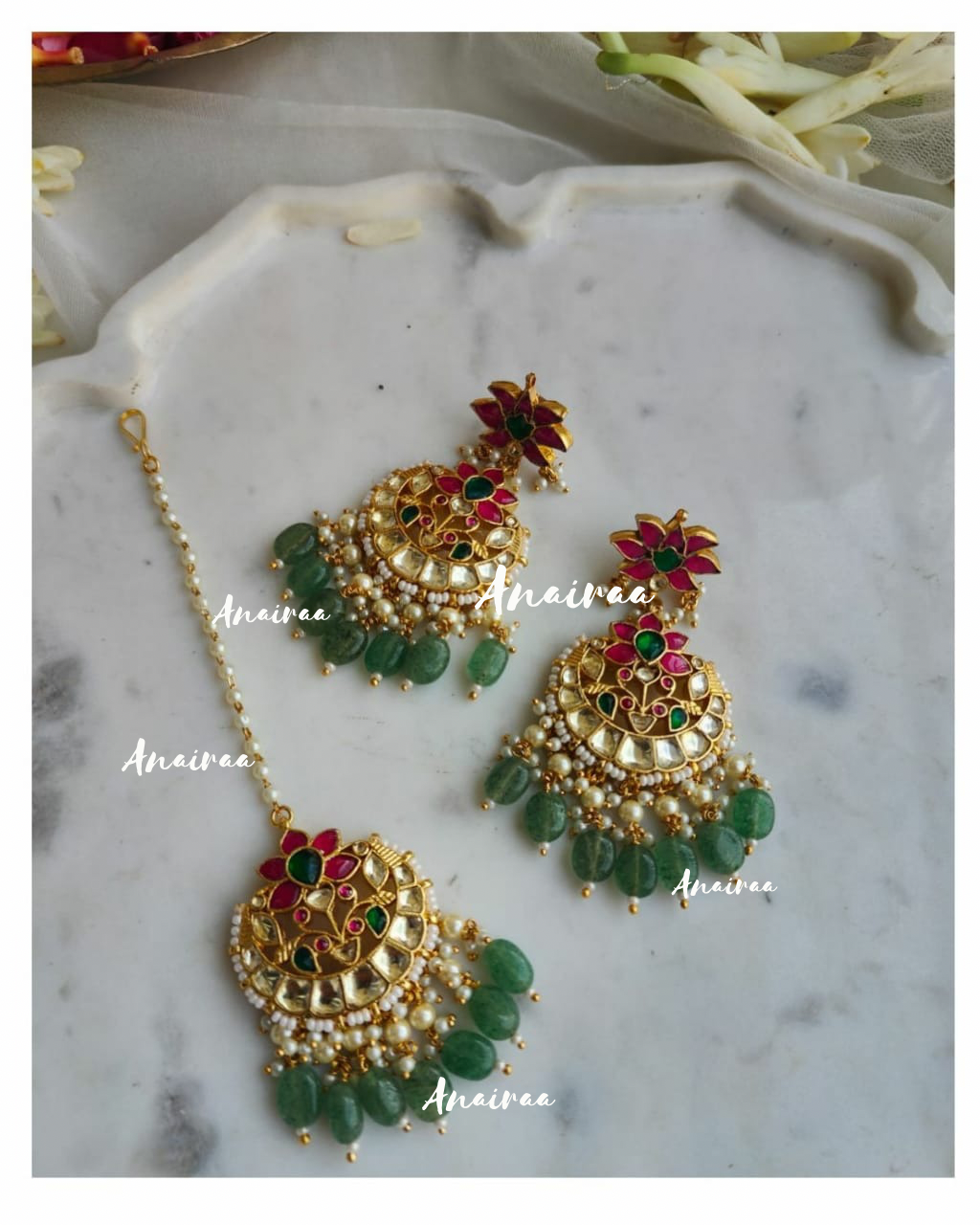 Paachi kundan mangtikka set