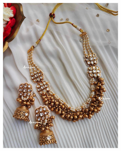 Jadau antique necklace set