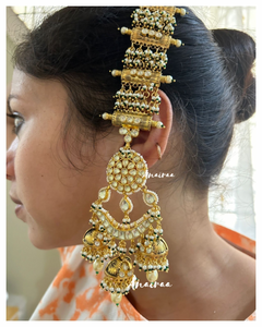 Kiza pacchi kundan earrings