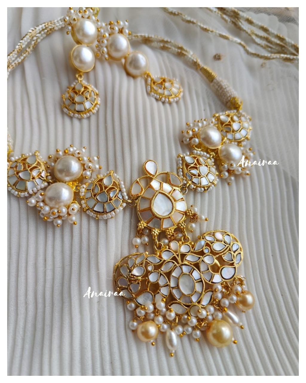 Mother of pearl Necklace set