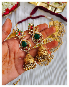 Paachi Kundan bridal set