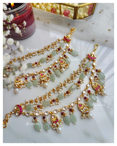 Paachi Kundan Earchains