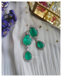 Doublet statement earrings