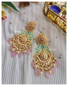 Polki passa style earrings