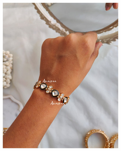 Polki Meena bracelet