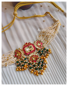 Kundan Ruby choker set