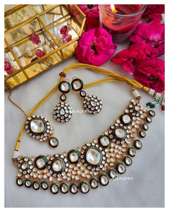 Polki bridal choker set