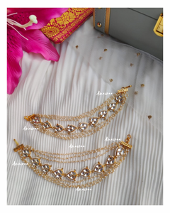 Paachi kundan earchains