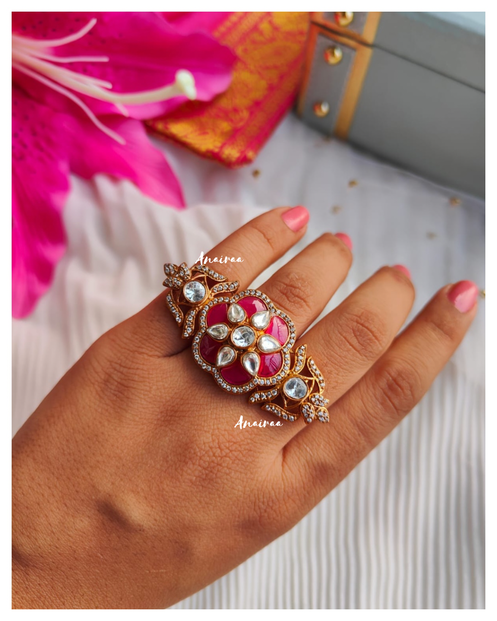 Statement Polki ring