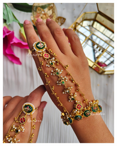 Heritage Kundan hathphool(dispatch time 10 to 12 days)