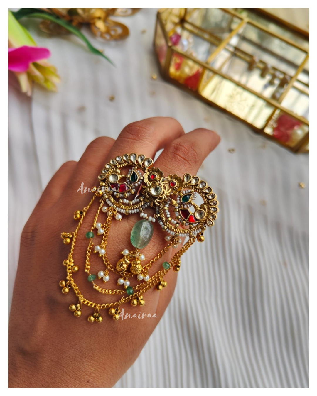 Heritage Kundan ring