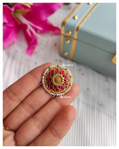 Paachi Kundan ring