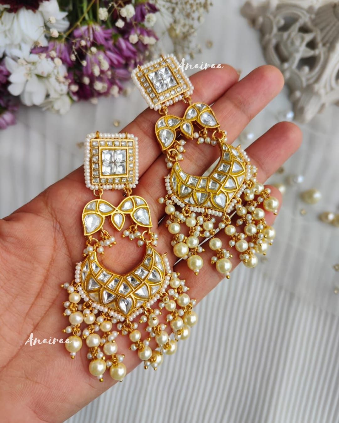 Thappa kundan chandbali
